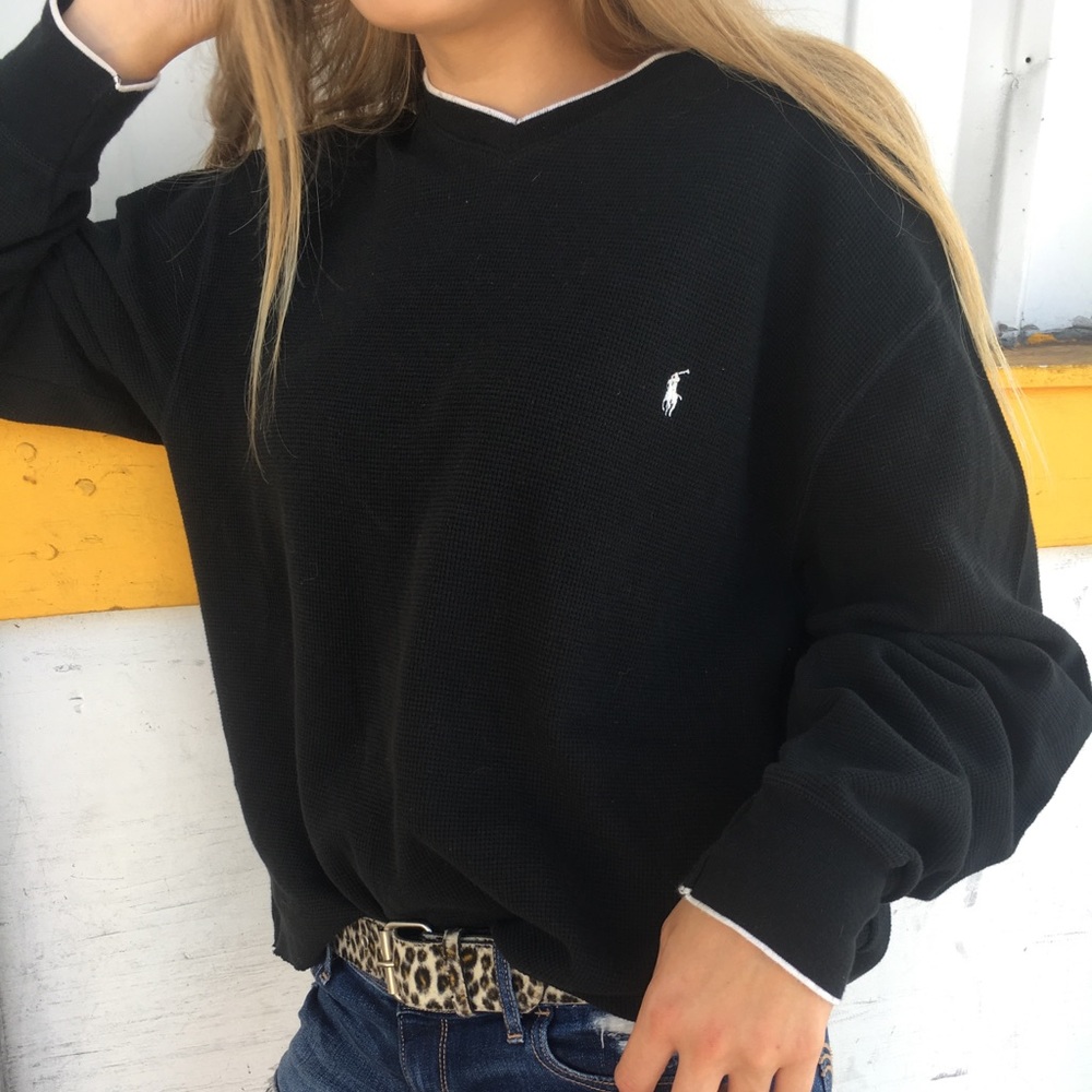 Vintage cropped Polo Ralph Lauren